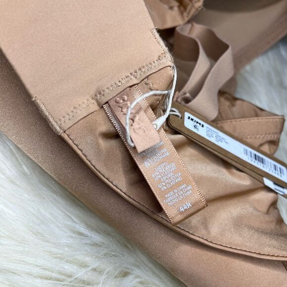 SKIMS body lightly lined bra Seamless Tan Bra Sz 44 H - Picture 4 of 4